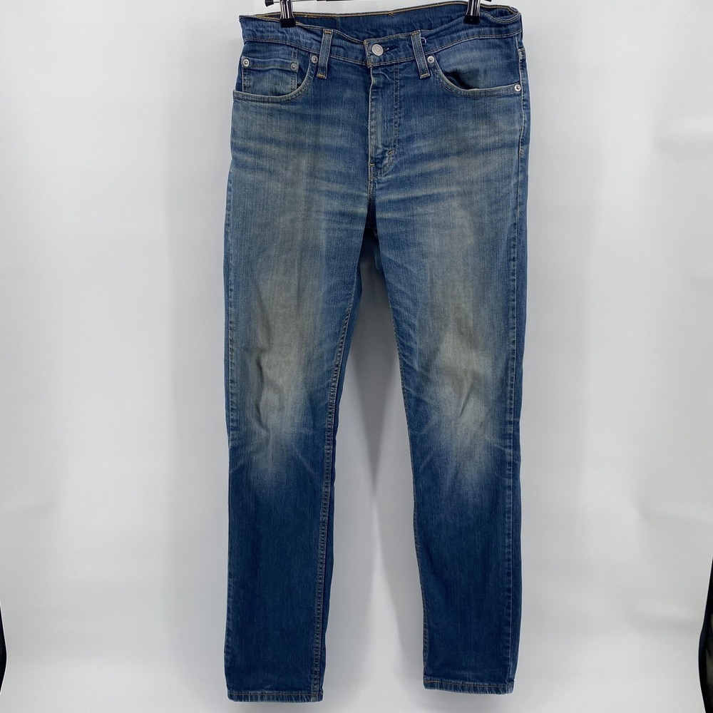 Levis 511 Jeans Mens 32x32 Blue Slim Tapered‎ Leg Denim Medium Wash Pants